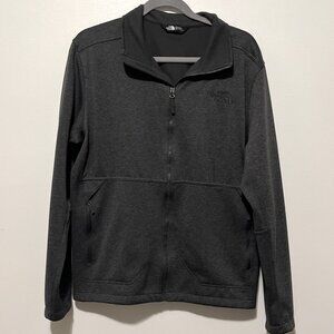 The North Face Mens Apex Canyonwall Jacket Size M Gray Stretch Full Zip Outdoor